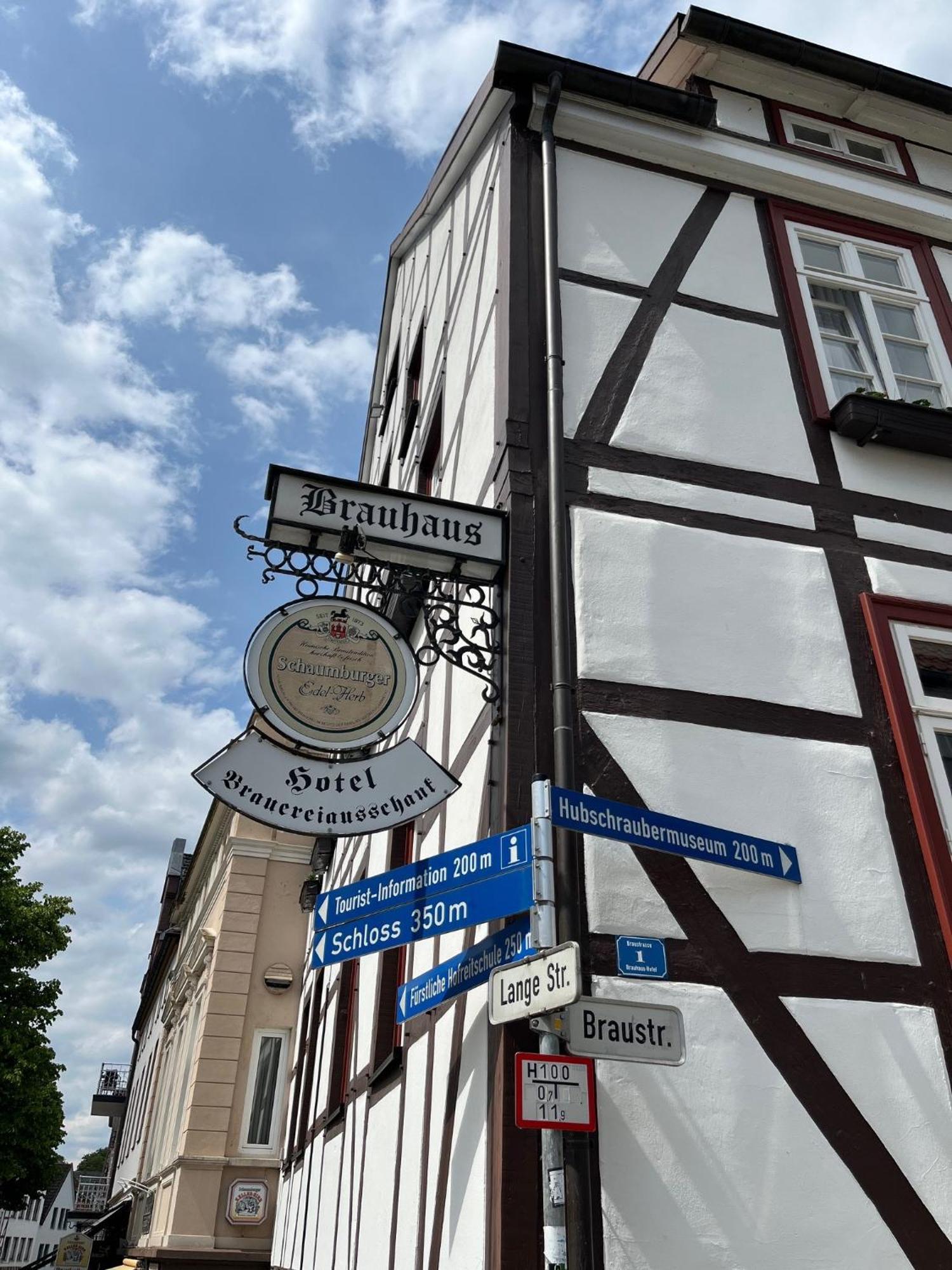 Hotel Brauhaus Bückeburg Exteriör bild